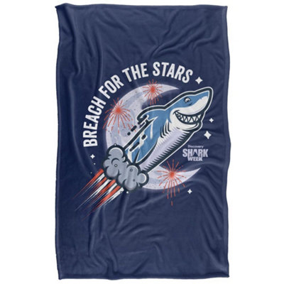  - Shark Week Breach For The Stars Throw Multicoloured (147Cm X 91Cm)