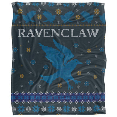 B&Q -  Ravenclaw Fair Isle Blanket Multicoloured (58In X 36In)