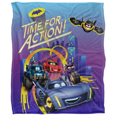  - Batwheels Time For Action Blanket Multicoloured (36In X 58In)
