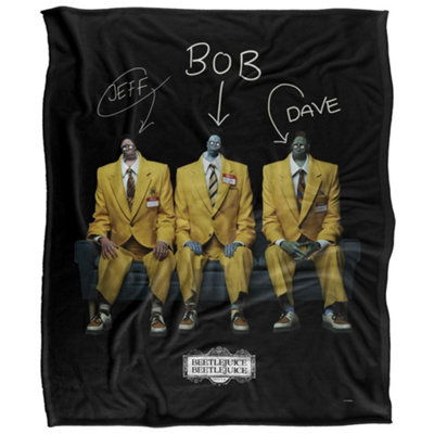  - Beetlejuice Shrunken Heads Blanket Multicoloured (36In X 58In)