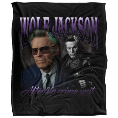  - Beetlejuice Wolf Jackson Blanket Multicoloured (36In X 58In)