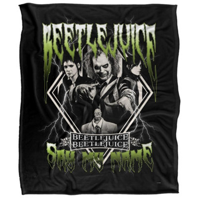  - Beetlejuice Say My Name Group Shot Blanket Multicoloured (36In X 58In)