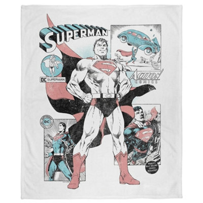 B&Q -  Superman Blanket Multicoloured (58In X 36In)