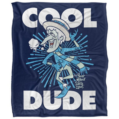  - The Year Without A Santa Claus Cool Dude Silky Blanket Multicoloured (58In X 36In)