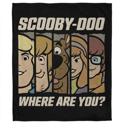  - Scooby Doo Where Are You Fleece Blanket Multicoloured (152Cm X 127Cm)