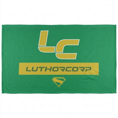 B&Q -  Superman Luthorcorp Blanket Multicoloured (147Cm X 91Cm)