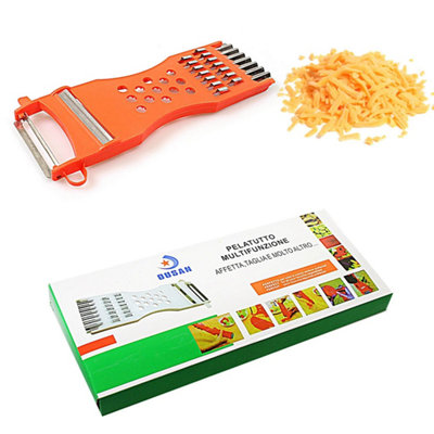 B&Q Multifunctional Grater Peeler Vegetable Slicer For Food Preparation - Random Color