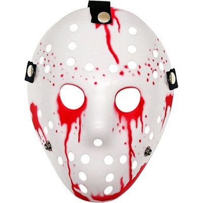 White Horror Costume Mask for Halloween Party – 20% Off