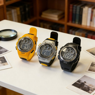 B&Q Kids Watch Unisex Digital Watch Sports Watch Water Resistant Watch Plastic Watch For Boys Girls Gifts Random Color