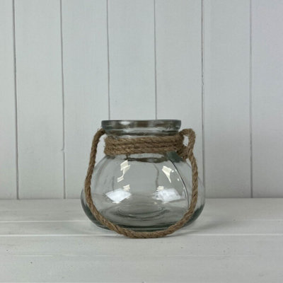 Kdmd Unisex Grey Glass Round Vase 16Cm - Image 3
