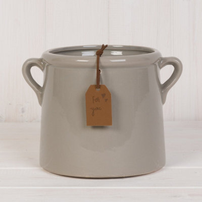 Kdmd Elegant Large Grey For You Vase For Home Decor - Grey - Image 3
