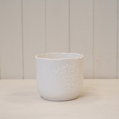 Kdmd Large Ceramic Pot Heart Design - Image 3