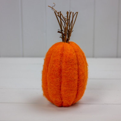 Kdmd Charming Orange Wool Pumpkin Ornament - Orange - Image 3