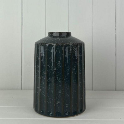 Kdmd Classic Green Sleek Glossy Vase For Home Decor - Dark Green - Image 3