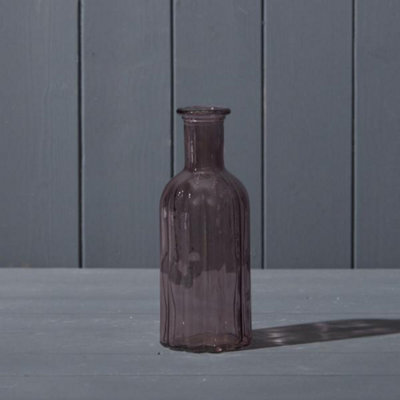Kdmd Decorative Amethyst Glass Bottle - Purple - Image 3