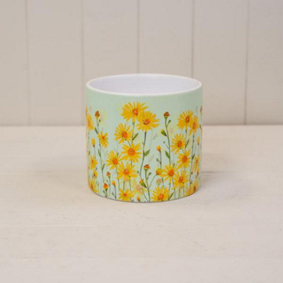 Kdmd Unisex Multicolor Yellow & Multicolour Daisy Field Pot - 13Mm - Image 3