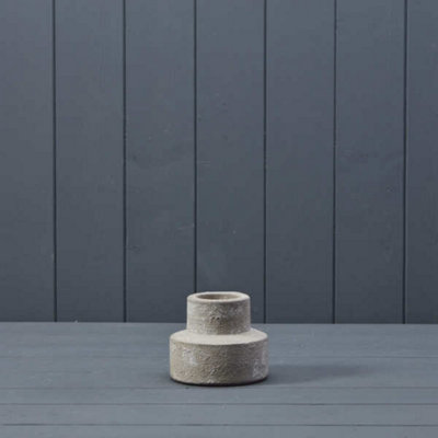 Kdmd Unisex Grey Cement Candle Or Tealight Holder - Image 3