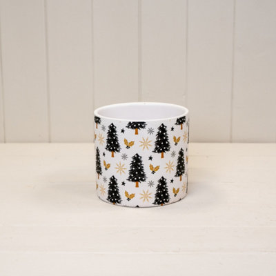 Kdmd Unisex White Festive Christmas Tree Pot - Image 3