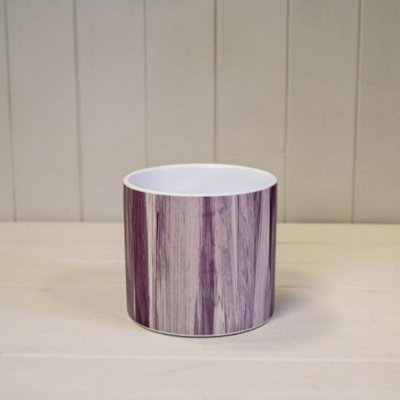 Kdmd Unisex Purple Charming Subtle Wood Grain Pot In - Image 3