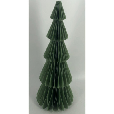 B&Q Elegant Set Of 3 Green Standing Tree
