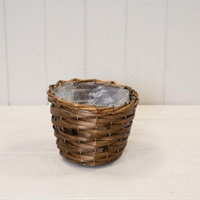 Kdmd Sturdy Round Brown Pot Plant Pot - Brown - Image 3