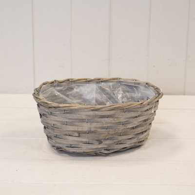Kdmd Unisex Grey Oval Washed Trough In - Image 3