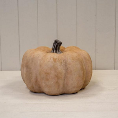 Kdmd Unisex Pale Orange Ceramic Pumpkin Ornament Large - Image 3