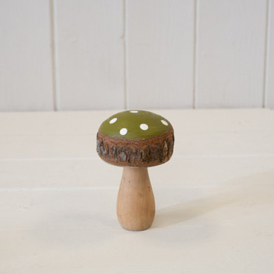 Kdmd Unisex Green Wooden Toadstool - Image 3