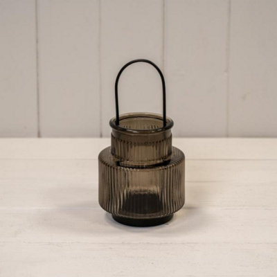 Kdmd Warm Grey Candle Holder With Handle Small - Grey - Image 3