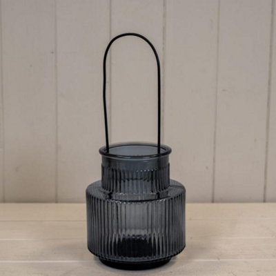 Kdmd Cool Grey Large Candle Holder With Handle - Grey - Image 3