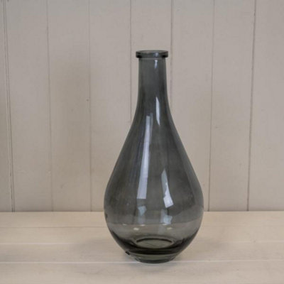 Kdmd Contemporary Cool Grey Tall Bud Vase - Grey - Image 3