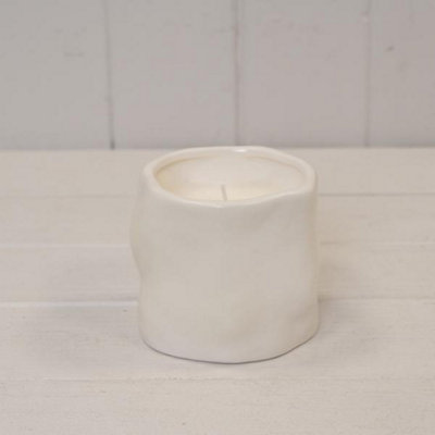 Kdmd Unisex White Off Sculpted Candle - Image 3