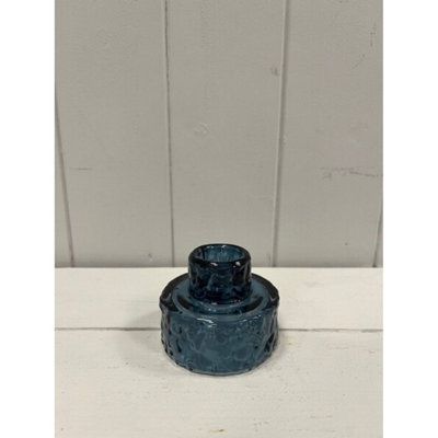 Kdmd Unisex Blue Textured Candle Holder - Image 3