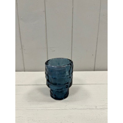 Kdmd Unisex Blue Large Textured Candle Holder - Image 3