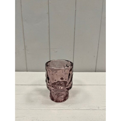 Kdmd Unisex Purple Large Amethyst Textured Candle Holder In - Image 3