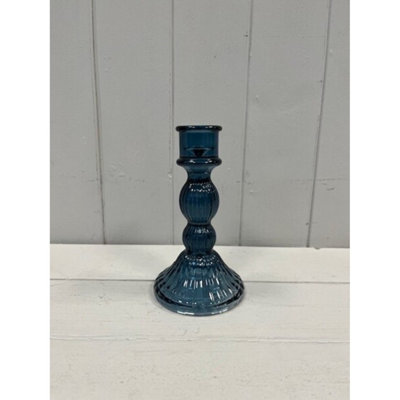 Kdmd Medium Blue Decorative Candle Holder - Blue - Image 3