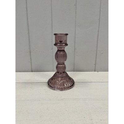 Kdmd Unisex Purple Medium Amethyst Decorative Candle Holder In - Image 3