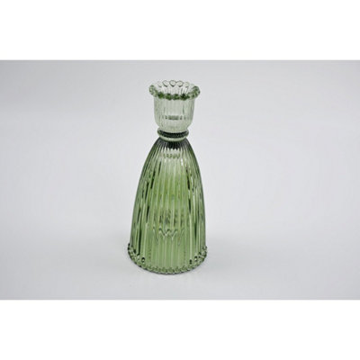 Kdmd Unisex Green Vintage Candle Holder Medium - Image 3