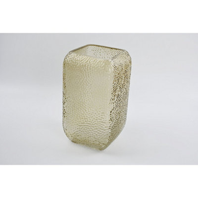 Kdmd Light Brown Dimpled Square Vase - Light Brown - Image 3