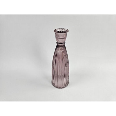 Kdmd Elegant Amethyst Candle Holder Medium - Purple - Image 3