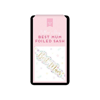 Kdmd Women's Multicolor Best Mum Foiled Sash 6 Pack - Image 2