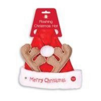 Kdmd Santa Hat With Antlers 2 Pack Red - Red - Image 3