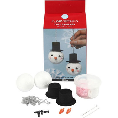  - Mini Creative Kit- Cute SnowmanWhite
