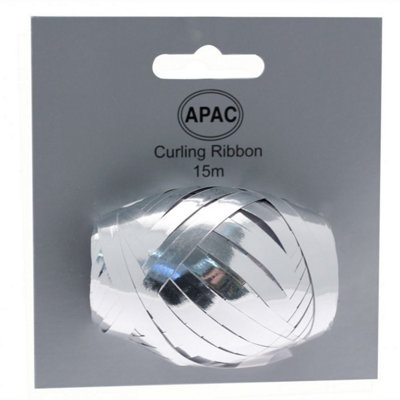 Kdmd Metallic Silver Ribbon Cop On Header 20 Pack - Silver - Image 3