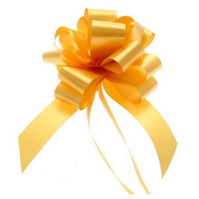 Kdmd Gold Single Pull Bow 12 Pack Party Decoration - Gold - Image 3