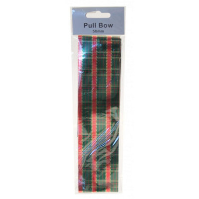 Kdmd Tartan Pull Bow 10 Pack Dark Green - Dark Green - Image 3
