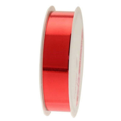 Kdmd Metallic Red Ribbon 10 Pack Balloon Ribbons & Weights - Red - Image 3