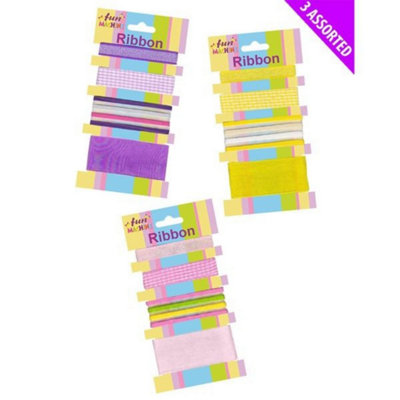 Kdmd Unisex Multicolor Card Of 4 Deco Ribbon 10 Pack - Image 2