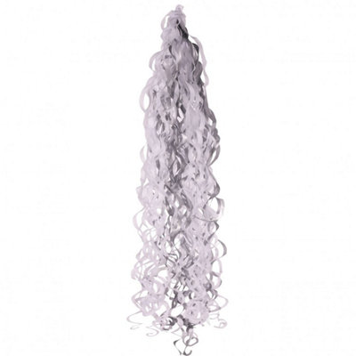 Kdmd Unisex White Metallic Silver & Balloon Tassels For 18 Inch Balloons 10 Pack - Image 3