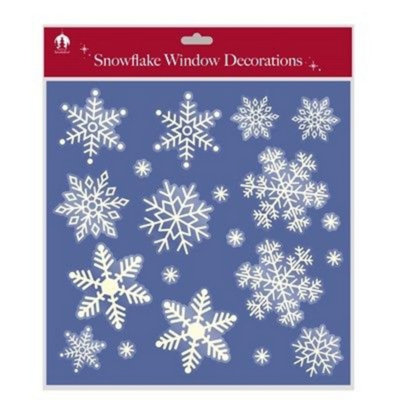 Kdmd Unisex White Snowflake Window Stickers 6 Pack In - Image 2